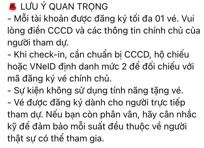 Fanmeeting của nam ca sĩ từng là sinh viên Học viện Cảnh sát: VNeID định danh mức 2 mới được check-in, vé 0 đồng hết sạch trong tích tắc- Ảnh 2.