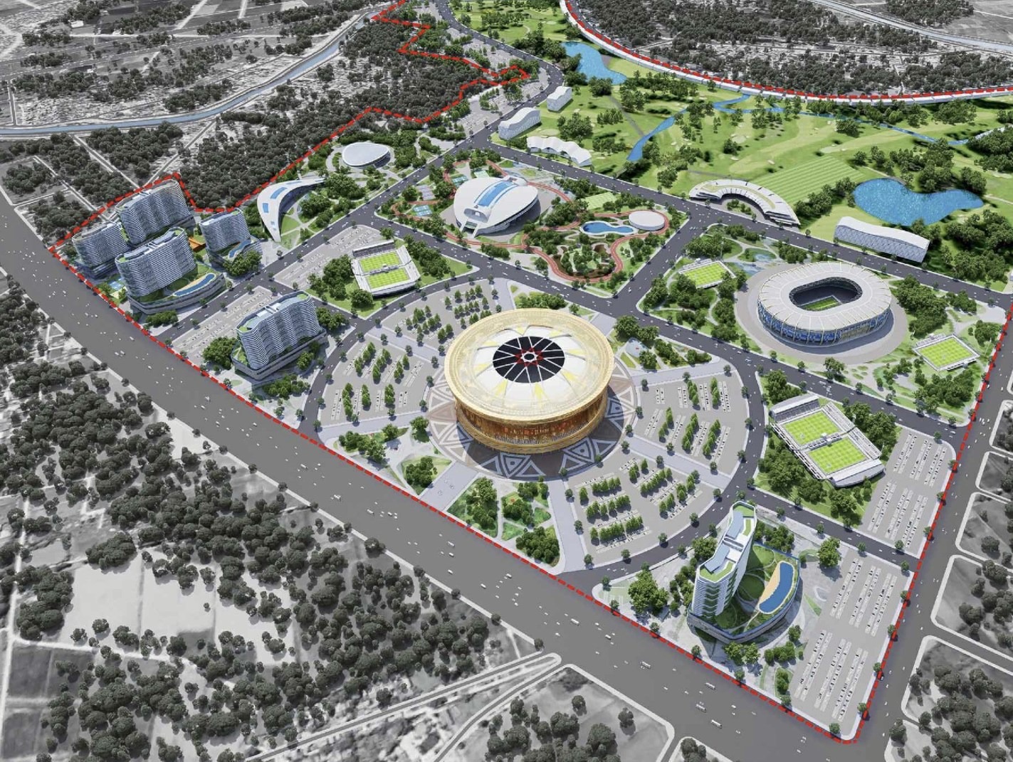 Việt Nam sắp sở hữu sân vận động chưa từng có trong lịch sử do Vingroup của tỷ phú Phạm Nhật Vượng xây, sức chứa vượt nhiều 