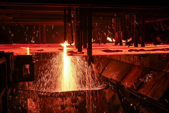 Thép Hoà Phát ở Dung Quất, Quảng Ngãi. Ảnh: Giang Huy