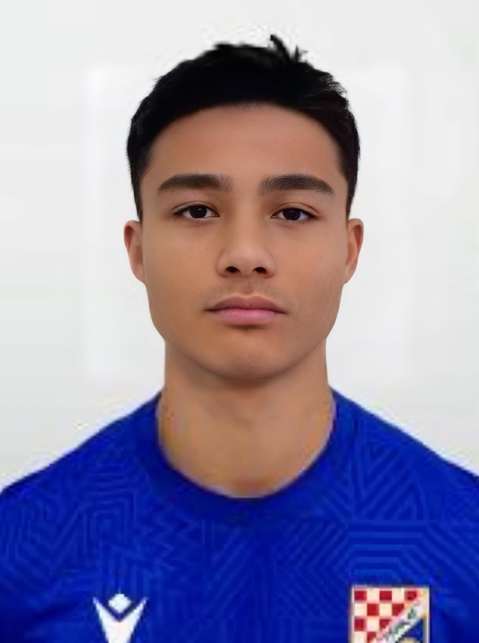 Cầu thủ Việt kiều Croatia Antonio Moric sinh năm 2008 đang thi đấu cho Trnje ở giải hạng Nhì Croatia.