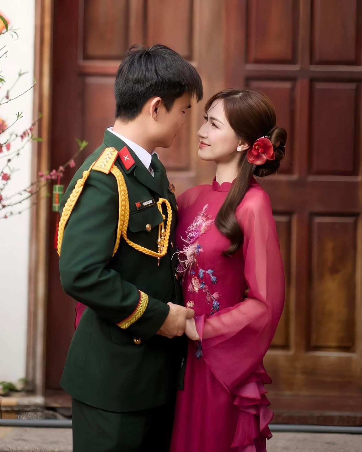 Vừa công khai Hoà Minzy đã muốn có 5 đứa con, chồng Đại uý đáp một câu cực uy tín- Ảnh 1.