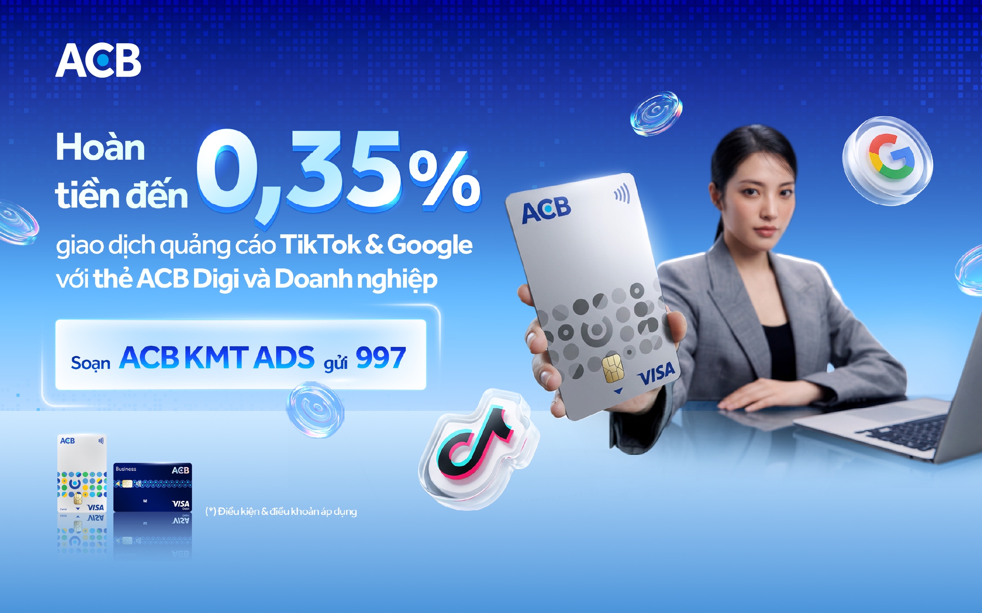 Vừa tối ưu quảng cáo, vừa nhận hoàn tiền đến 10 triệu đồng từ thẻ ACB Visa Digi- Ảnh 1.