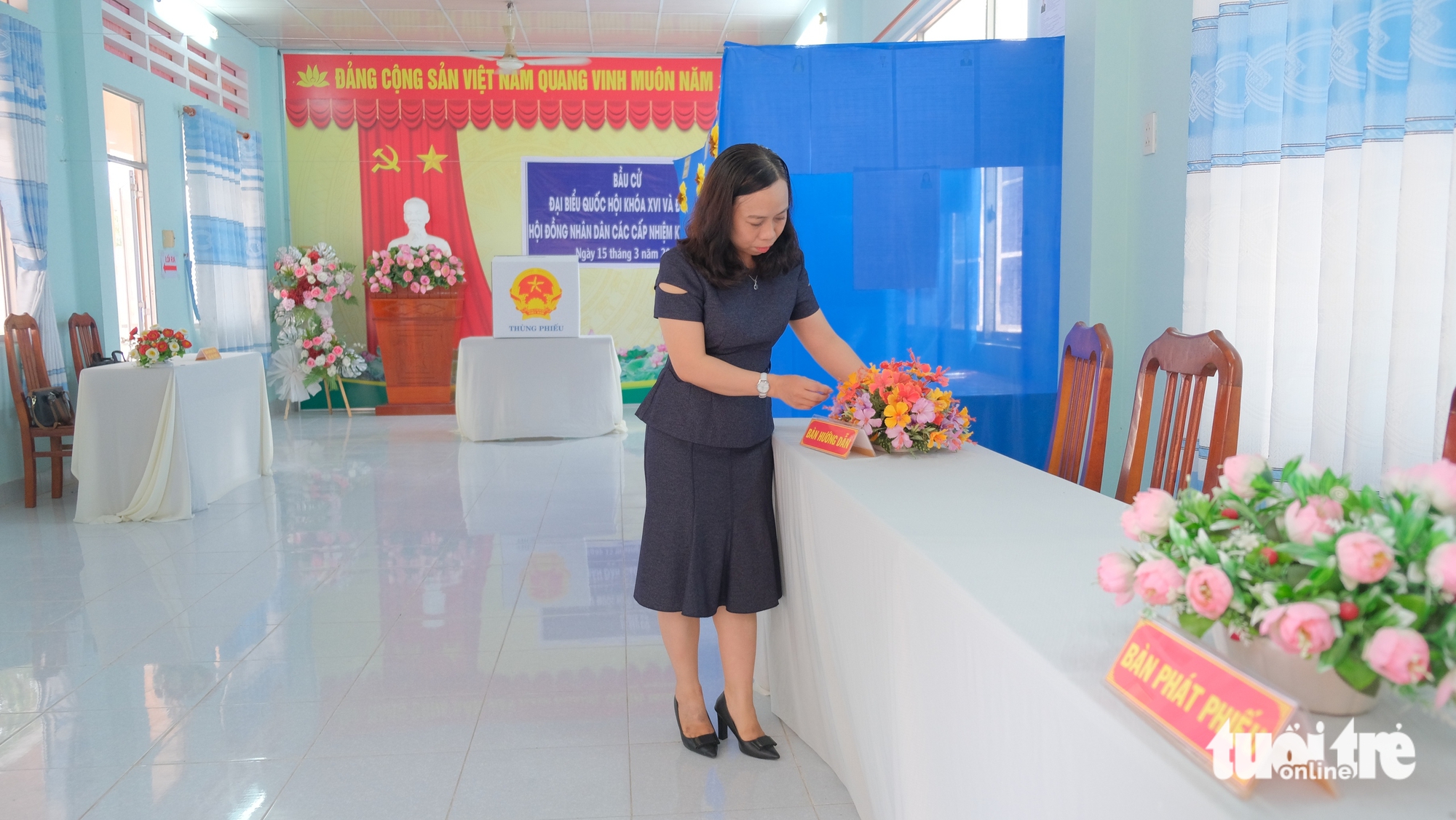 Vùng biên giới Đồng Tháp sẵn sàng cho ngày bầu cử 1 Vùng biên giới Đồng Tháp sẵn sàng cho ngày bầu cử - Ảnh 1.