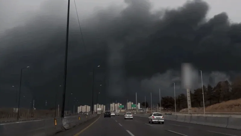 WHO cảnh báo về những cơn mưa đen tại Iran- Ảnh 1.