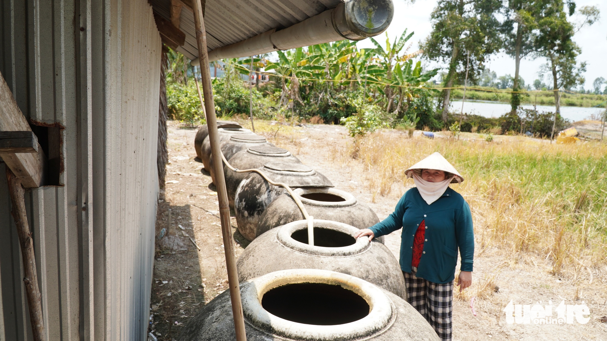 Xài tiết kiệm để không thiếu nước ngọt vào mùa khô 1 thiếu nước - Ảnh 1.