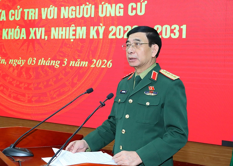 Đại tướng Phan Văn Giang cam kết xây dựng quân đội hiện đại, bảo vệ vững chắc Tổ quốc- Ảnh 1. Đại tướng Phan Văn Giang cam kết xây dựng quân đội hiện đại, bảo vệ vững chắc Tổ quốc- Ảnh 1.