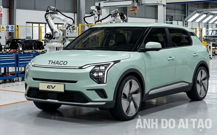 Xe du lịch THACO nhiều khả năng là xe điện hoặc hybrid, giá dự kiến thấp hơn Kia 1 thaco - Ảnh 2.