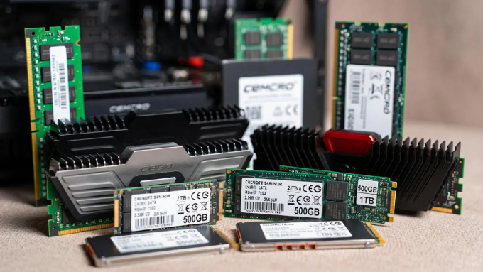 Một số mẫu RAM và SSD. Ảnh: TechZim