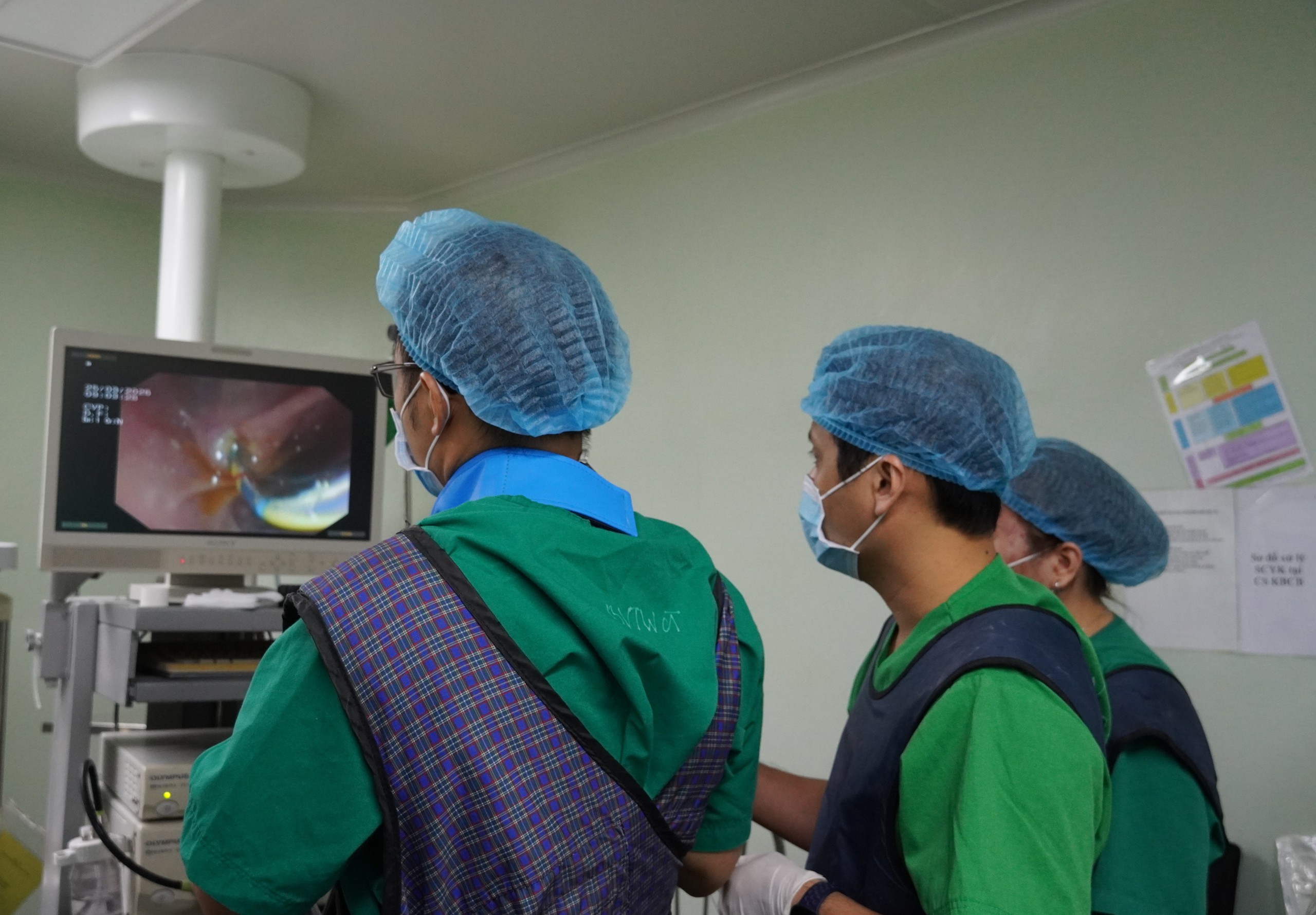 Xương cá xuyên qua đường mật, gây đau bụng vàng da kéo dài - Ảnh 1.