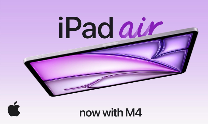iPad Air với chip M4.