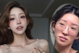 Diện mạo khó nhận ra khi thiếu son phấn của con gái Choi Jin Sil