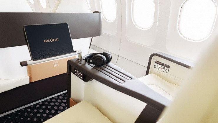 Những chiếc ghế Airbus A321 của hãng hàng không Beond. Ảnh: Beond