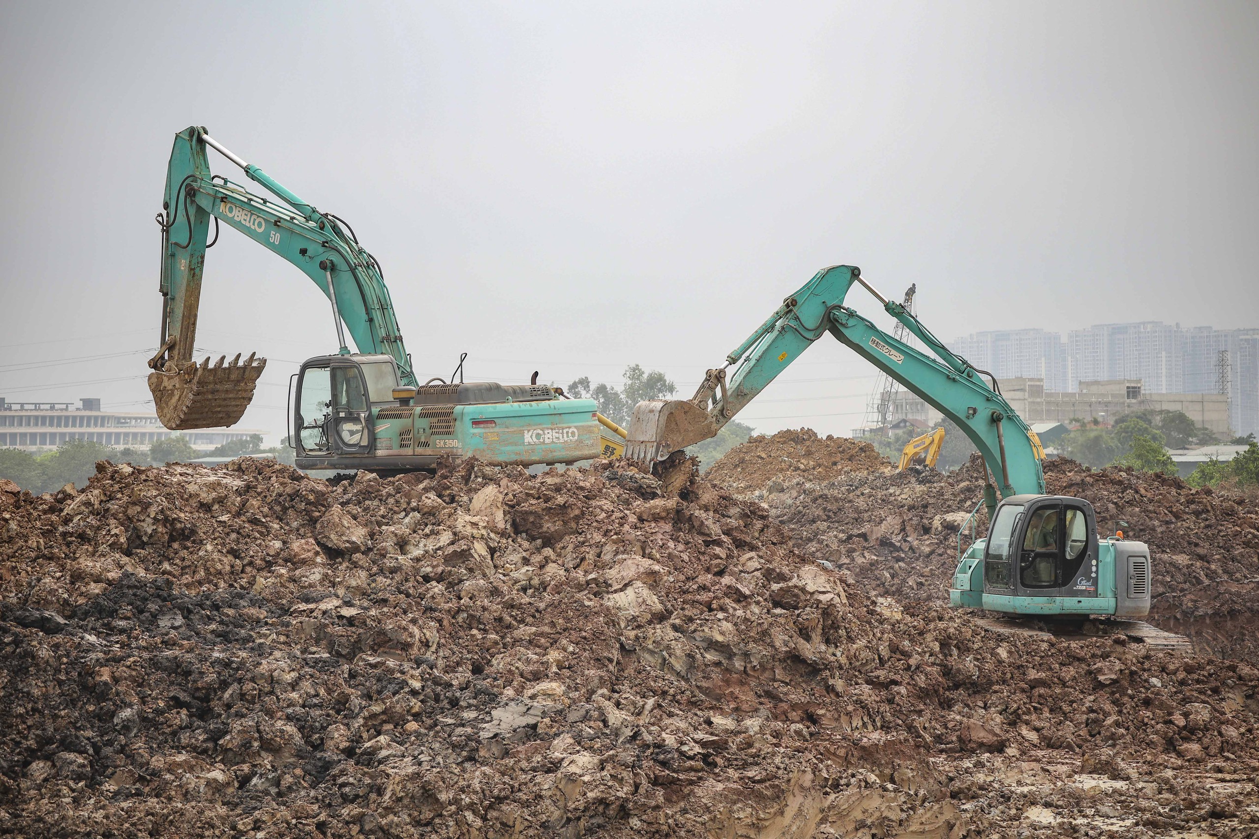 Hà Nội gấp rút thi công 7 hồ điều hòa đón đầu mùa mưa- Ảnh 2.