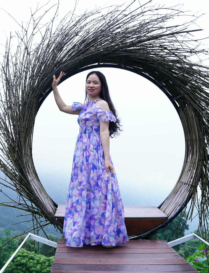 Chị Bích trước khi thay đổi. Ảnh: Nhân vật cung cấp