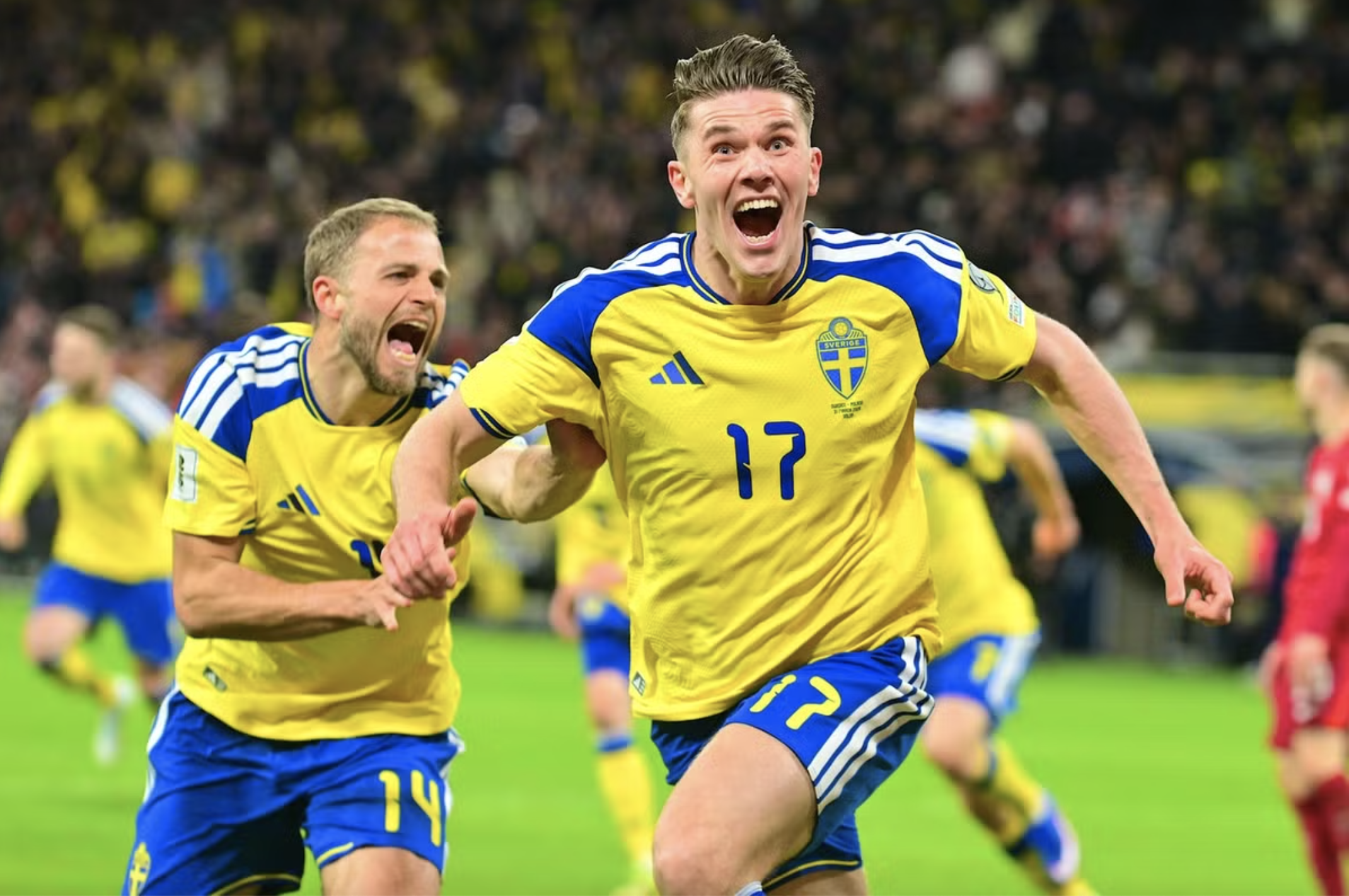 Gyokeres tỏa sáng, Thụy Điển hạ Ba Lan giành vé dự World Cup 2026 - Ảnh 5.