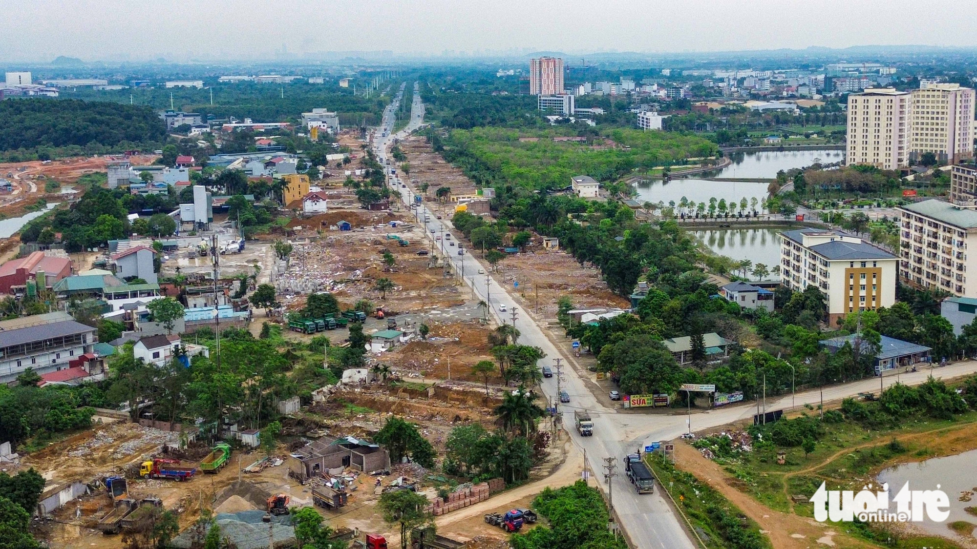 Công trường đại lộ Thăng Long rộng tới 180m và tuyến metro trị giá hơn 65.000 tỉ phía tây Hà Nội 3 Công trường đại lộ Thăng Long rộng tới 180m và tuyến metro trị giá hơn 65.000 tỉ phía tây Hà Nội - Ảnh 3.