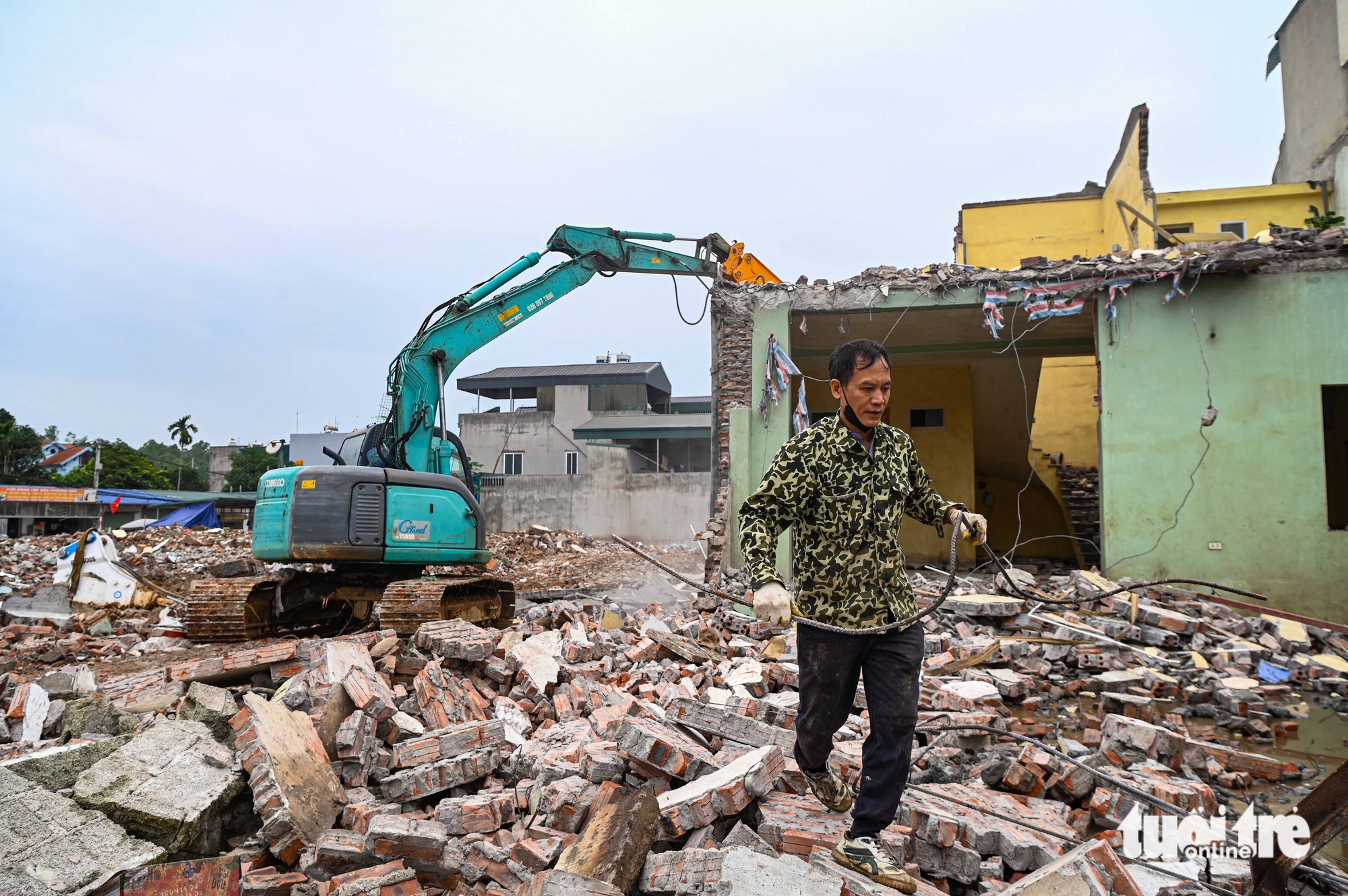 Công trường đại lộ Thăng Long rộng tới 180m và tuyến metro trị giá hơn 65.000 tỉ phía tây Hà Nội 4 đại lộ Thăng Long - Ảnh 4.