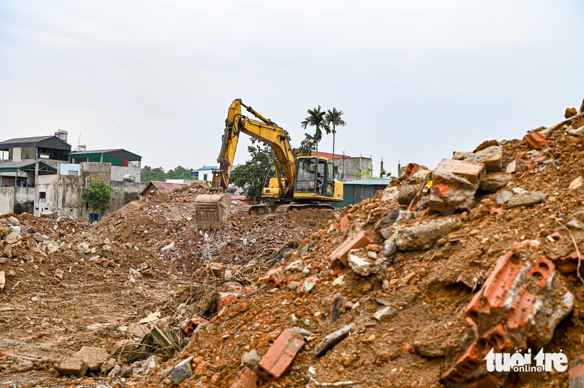 Công trường đại lộ Thăng Long rộng tới 180m và tuyến metro trị giá hơn 65.000 tỉ phía tây Hà Nội 6 đại lộ Thăng Long - Ảnh 6.