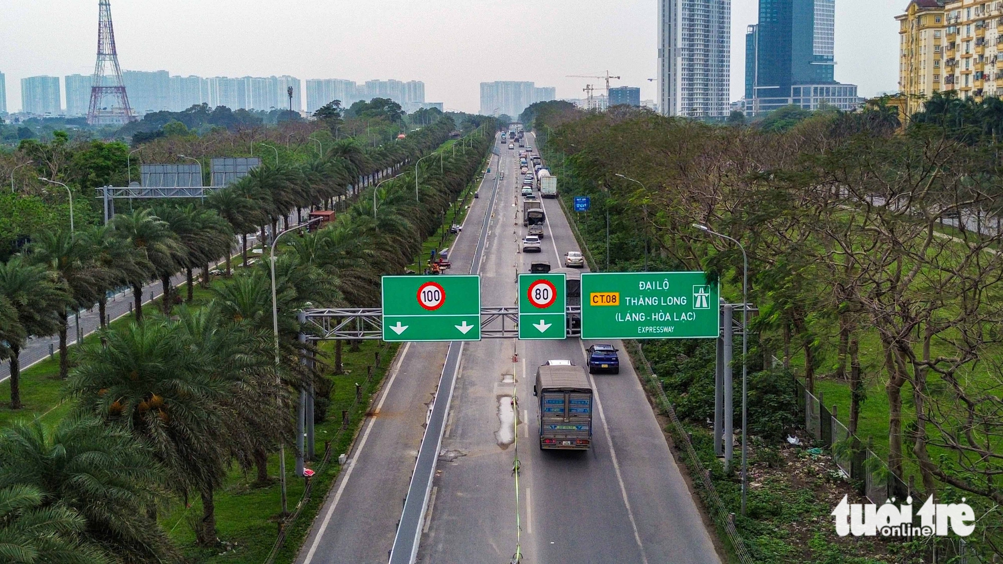 Công trường đại lộ Thăng Long rộng tới 180m và tuyến metro trị giá hơn 65.000 tỉ phía tây Hà Nội 24 đại lộ Thăng Long - Ảnh 24.