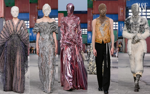 Show Maison Margiela Thu/Đông 2026 gây bão MXH: Hứa Quang Hán cũng có mặt, model catwalk gần như không thấy đường- Ảnh 13.