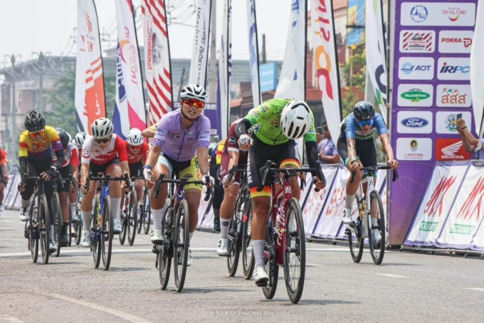 Nguyễn Thị Thật giành chiến thắng ở chặng cuối Tour Thái Lan trưa 2/4.