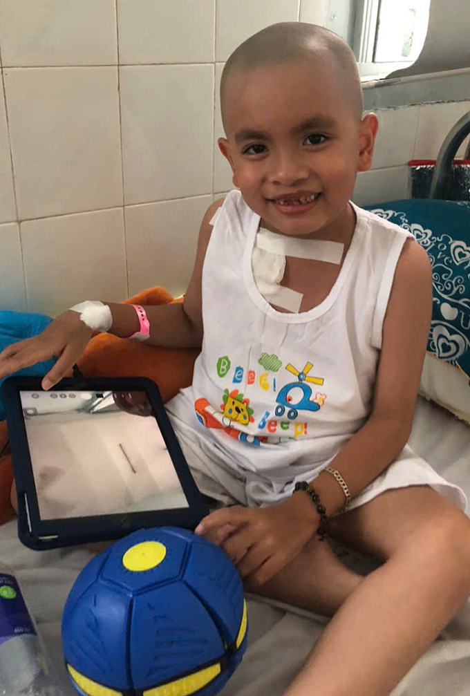 Đăng mong sớm được trở về nhà, tiếp tục đến trường, gặp gỡ bạn bè. Ảnh: Nhân vật cung cấp.