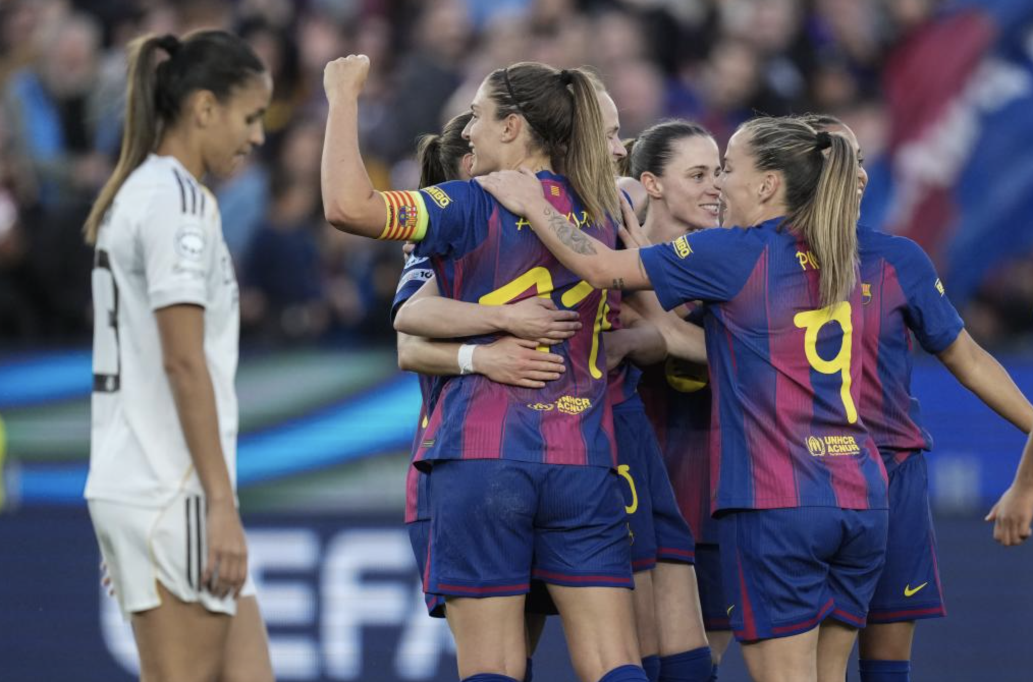 Putellas ra sân lần thứ 500, Barcelona vùi dập Real Madrid tứ kết Champions League nữ - Ảnh 4.