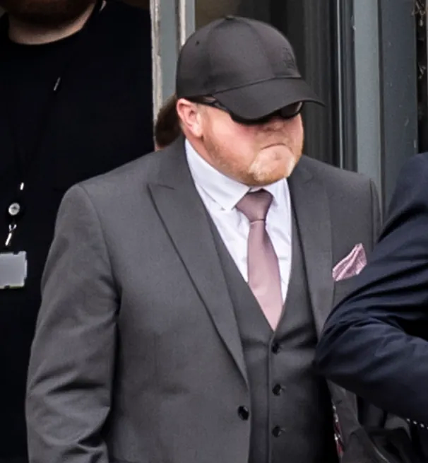 Robert Bush rời tòa án hôm 2/4. Ảnh: PA