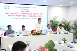 Sẽ đề xuất cơ quan báo chí chủ lực ở Hà Nội, TP.HCM nếu đảm bảo điều kiện