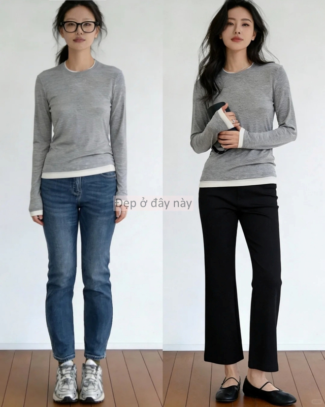 Sai lầm nhiều người mắc khi mặc jeans: Khi đổi sang quần ống suông, dáng đẹp lên thấy rõ- Ảnh 5.