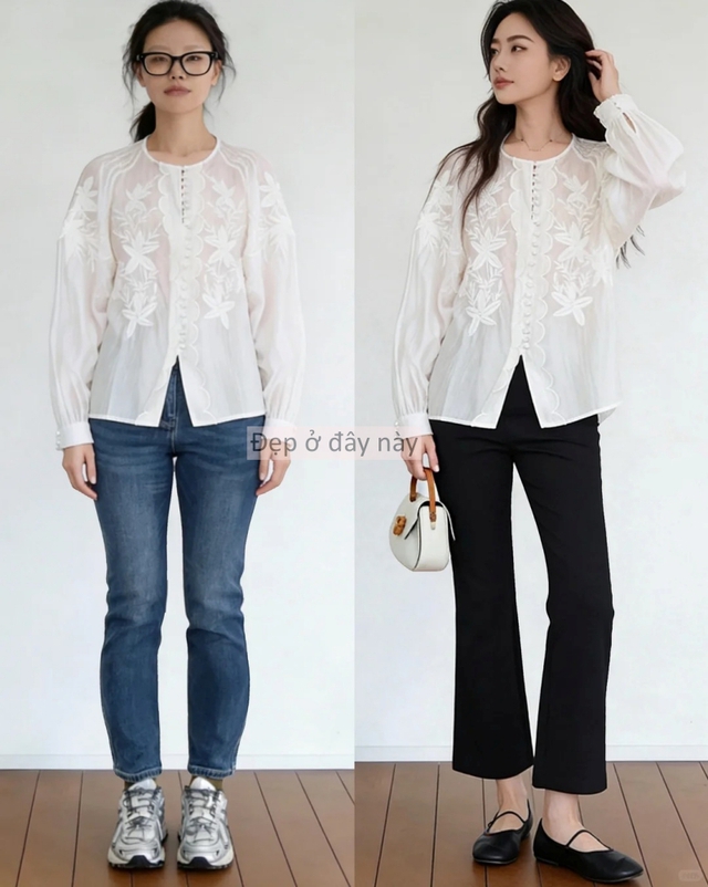 Sai lầm nhiều người mắc khi mặc jeans: Khi đổi sang quần ống suông, dáng đẹp lên thấy rõ- Ảnh 6.