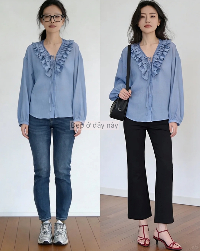 Sai lầm nhiều người mắc khi mặc jeans: Khi đổi sang quần ống suông, dáng đẹp lên thấy rõ- Ảnh 8.