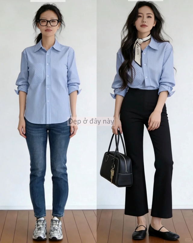 Sai lầm nhiều người mắc khi mặc jeans: Khi đổi sang quần ống suông, dáng đẹp lên thấy rõ- Ảnh 9.