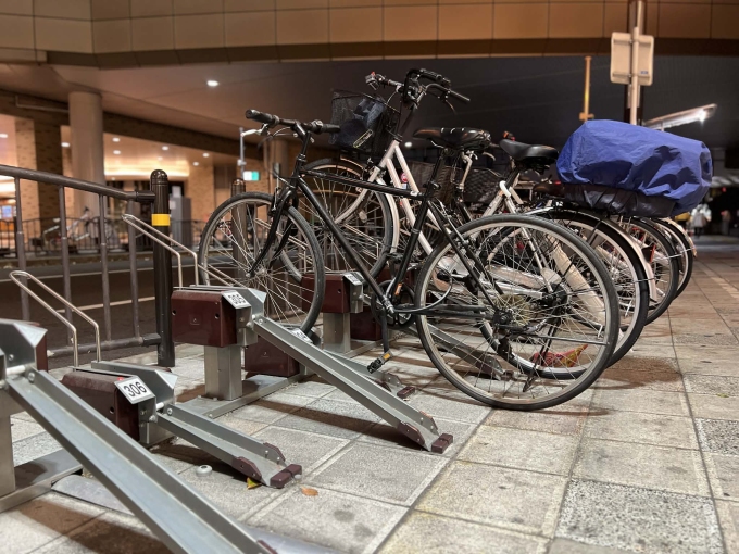 Xe đạp tại bãi gửi ở Nhật. Ảnh: Đức Huy