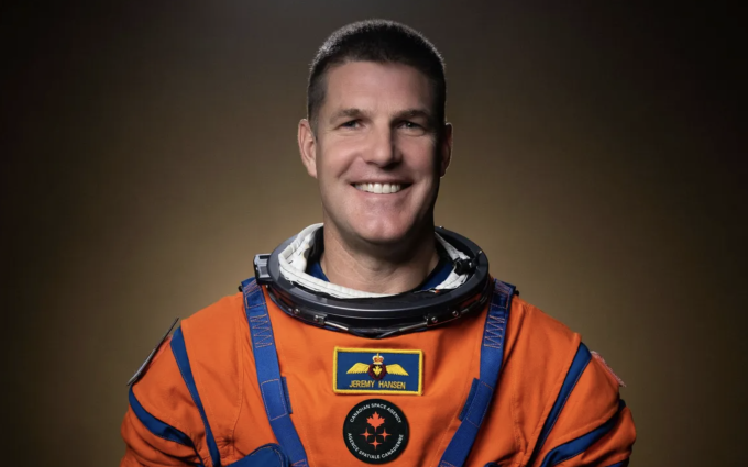 Jeremy Hansen. Ảnh: NASA