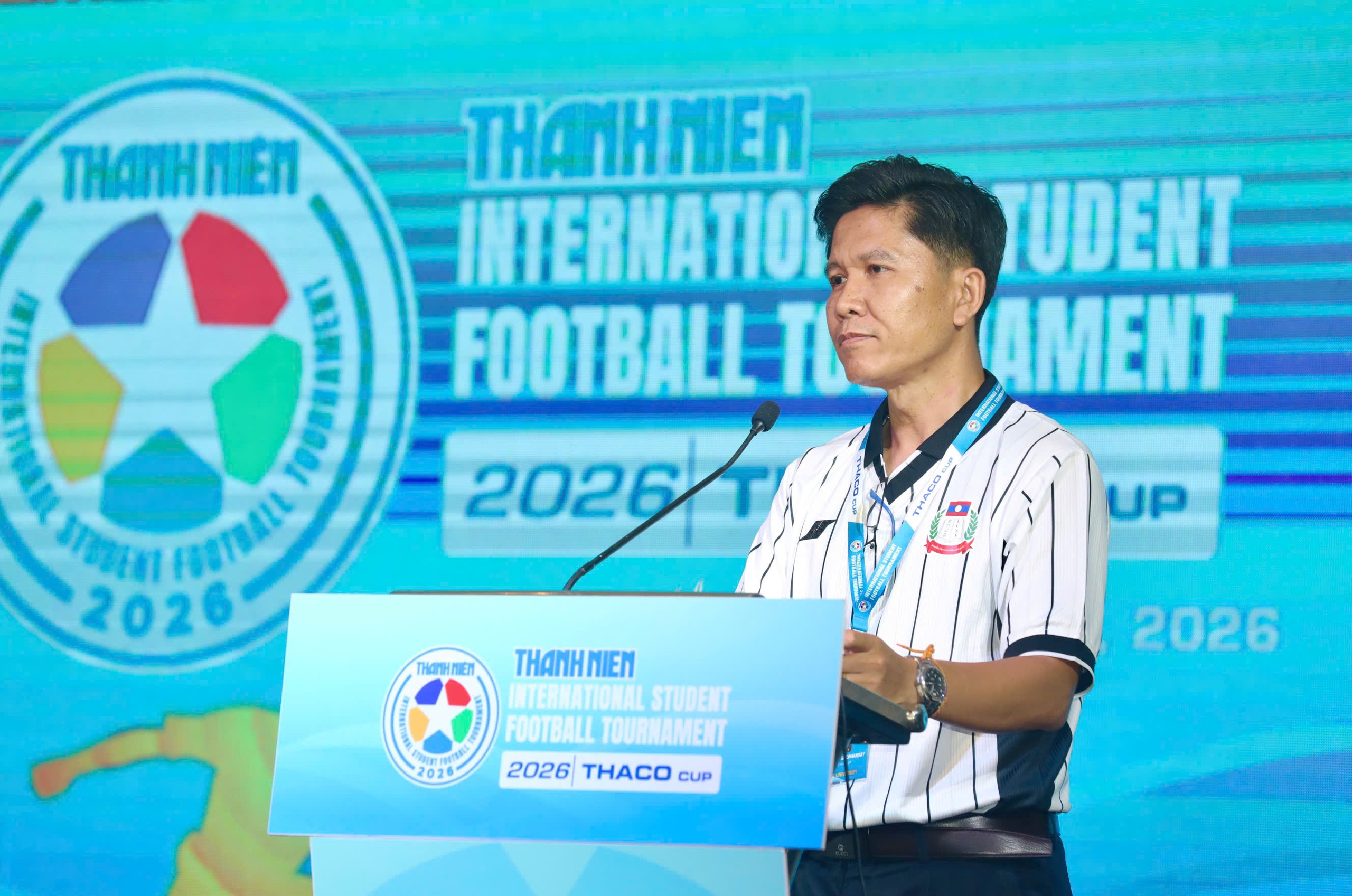 Trường ĐH Lào: 'Giải TNSV quốc tế nâng tầm bóng đá học đường khu vực'- Ảnh 3.