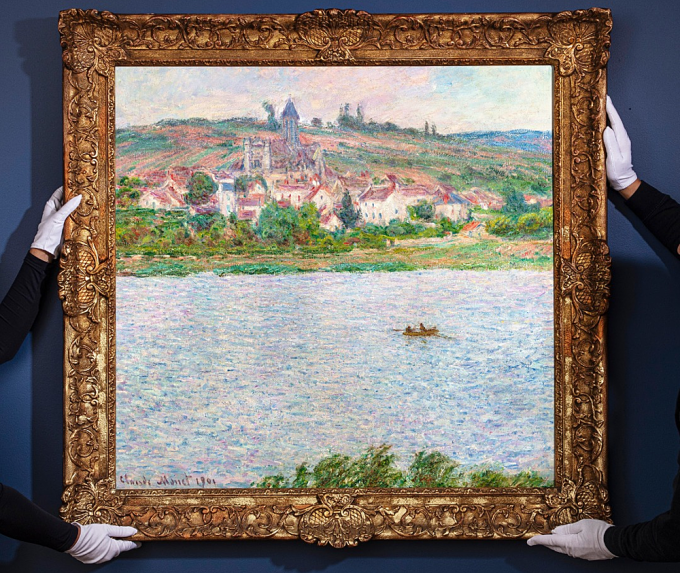 Tác phẩm Vétheuil, Effet du Matin (1901). Ảnh: Sothebys