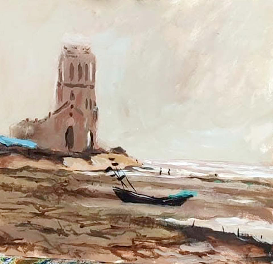 Ký họa của họa sĩ Trần Bình Minh