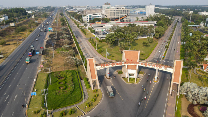 Khu công nghiệp Biên Hòa 2 tại phường Trấn Biên. Ảnh: Phước Tuấn