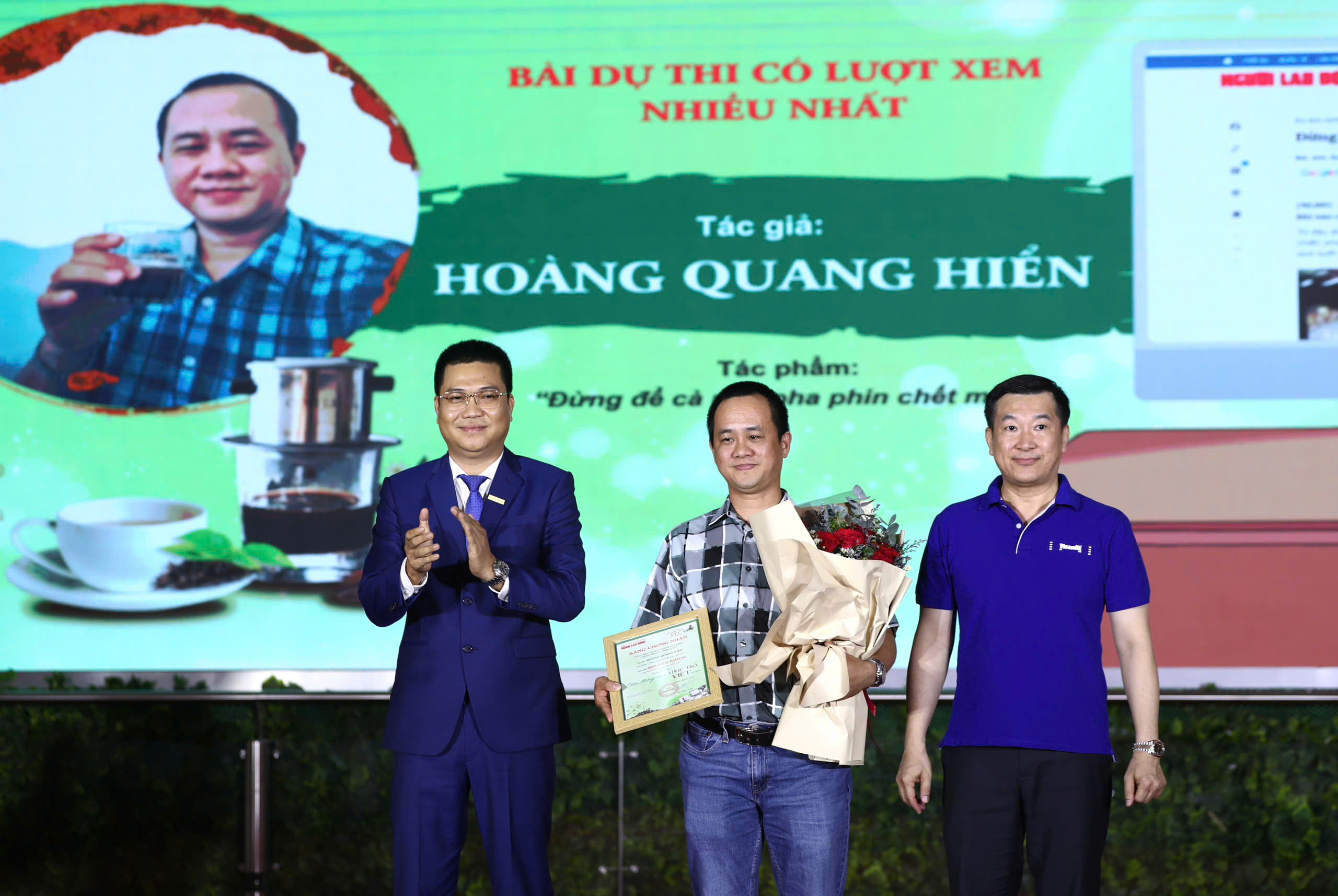 Báo Người Lao Động trao giải cuộc thi viết về cà phê - trà Việt - Ảnh 10.