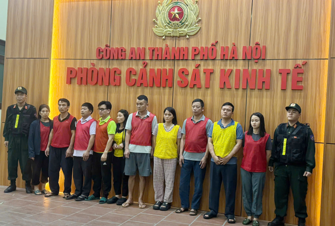 Các nghi phạm bị bắt giữ. Ảnh: Công an cung cấp