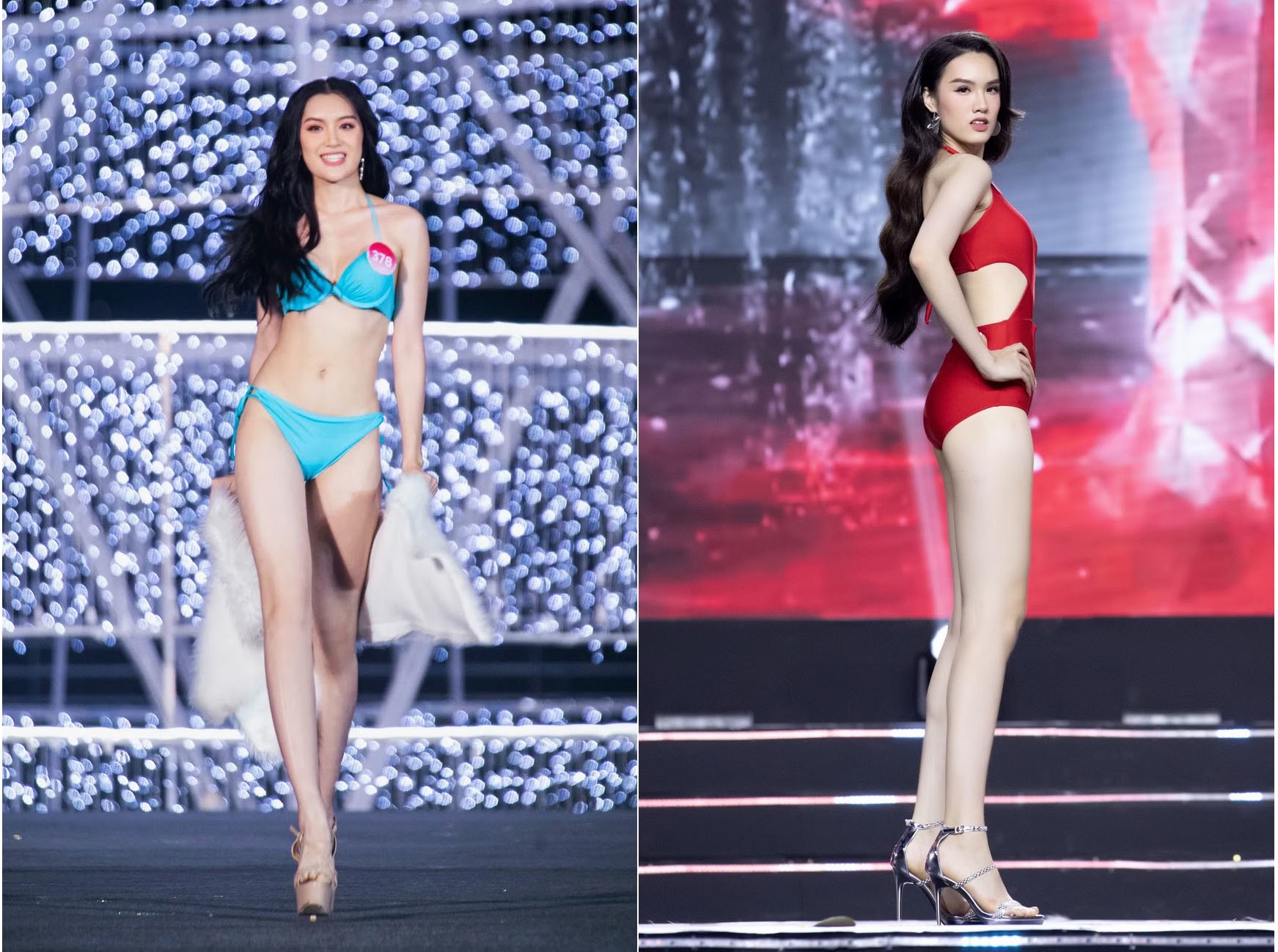 Nhìn lại người đẹp thành danh từ Hoa hậu Việt Nam 2022 3 Phan Phương Oanh và Trịnh Mỹ Anh khi tham dự Hoa hậu Việt Nam 2022.