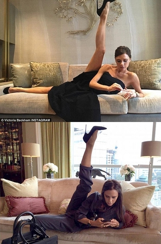Victoria Beckham xoạc chân 90 độ, con dâu ngổ ngáo xoạc gấp đôi: Hơn thua nhau đến cỡ này rồi?- Ảnh 3.