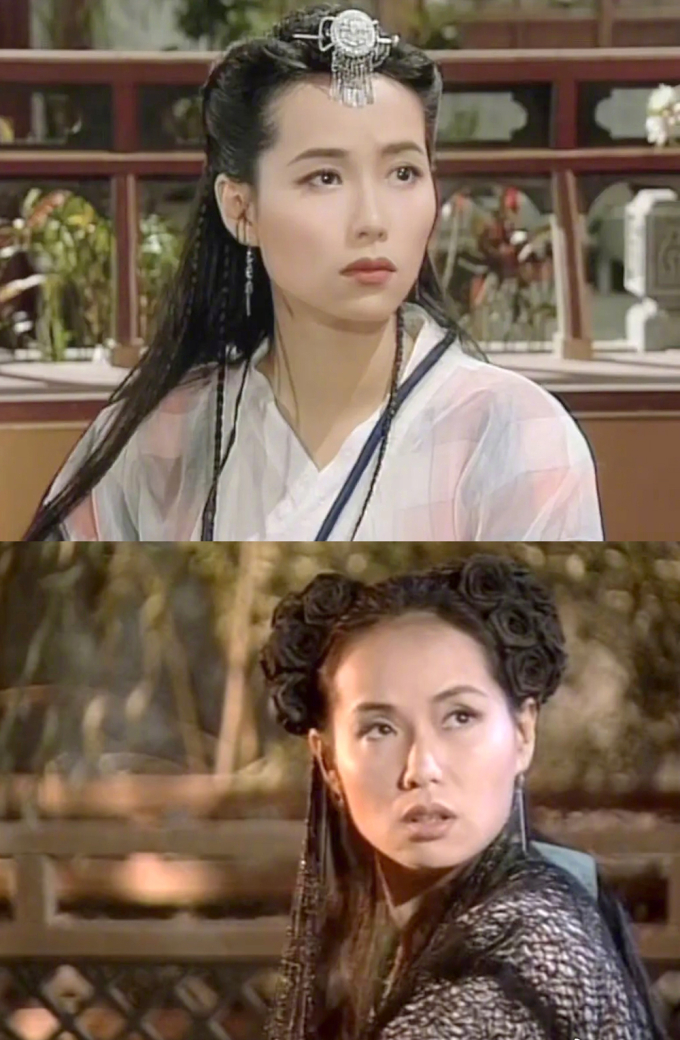 Tạo hình Triệu Mẫn và Ân Tố Tố của Diệp Đồng. Ảnh: Sina