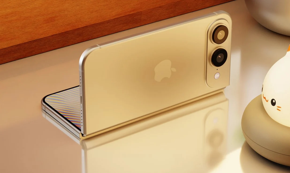 iPhone gập đầu tiên lộ diện thiết kế- Ảnh 2.