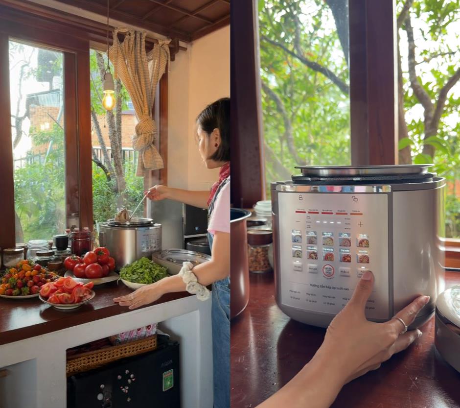 Hoa hậu Đỗ Hà, Khoai Lang Thang và Thu Nhi Eatclean tiết lộ bí quyết giúp vào bếp nhàn tênh - Ảnh 3.