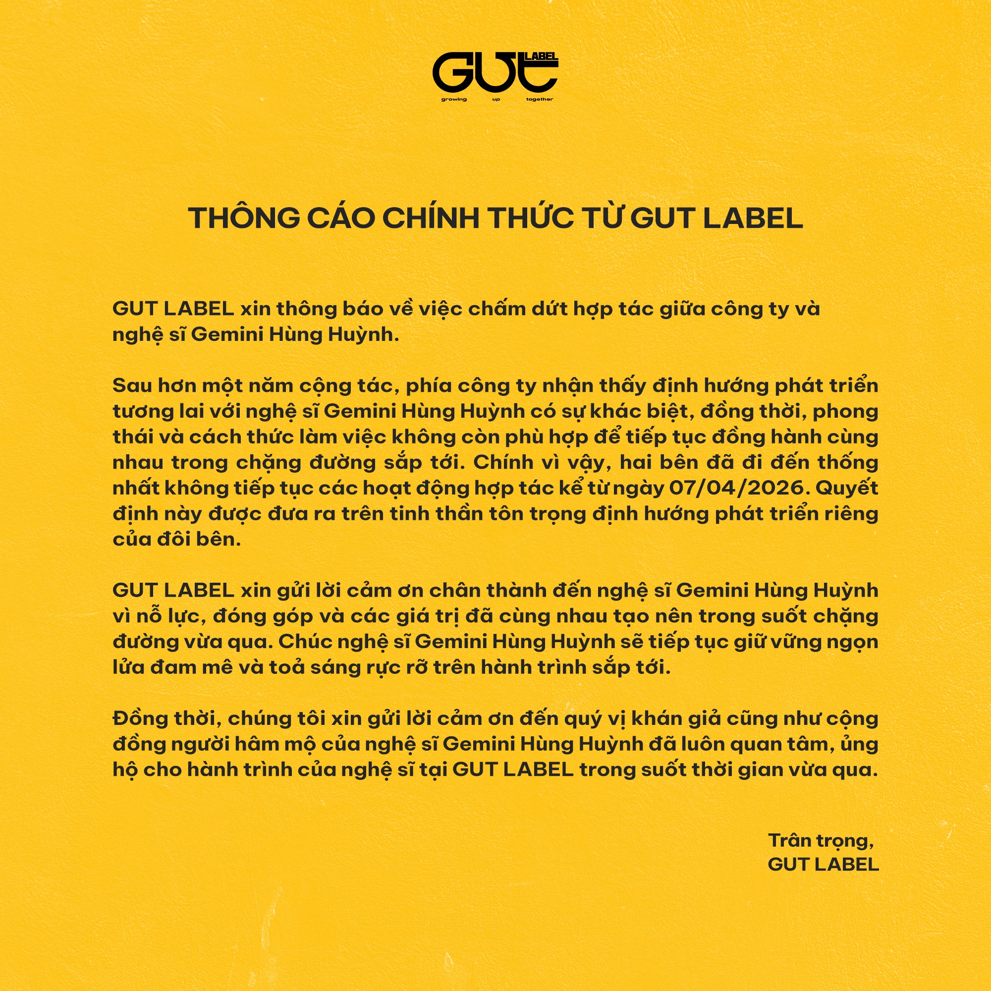 Công ty quản lý chấm dứt hợp đồng với Hùng Huỳnh, đọc bài thông báo là thấy có vấn đề!- Ảnh 2. Công ty quản lý chấm dứt hợp đồng với Hùng Huỳnh, đọc bài thông báo là thấy có vấn đề!- Ảnh 2.