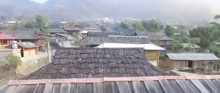 "Xứ sở Pơ-mu" Ngọc Chiến (Sơn La). (Ảnh: H.H)