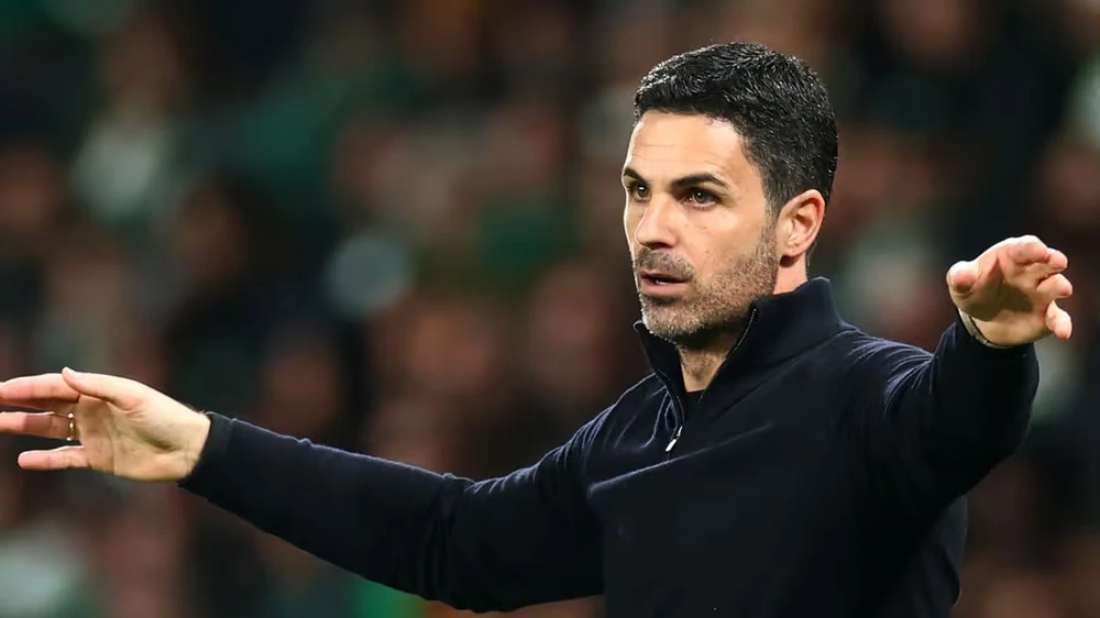 Arsenal của Arteta đã chính thức giúp bóng đá Anh có thêm 1 suất dự Champions League mùa tới. ẢNH: MIRROR/GETTY mikel-arteta.jpg