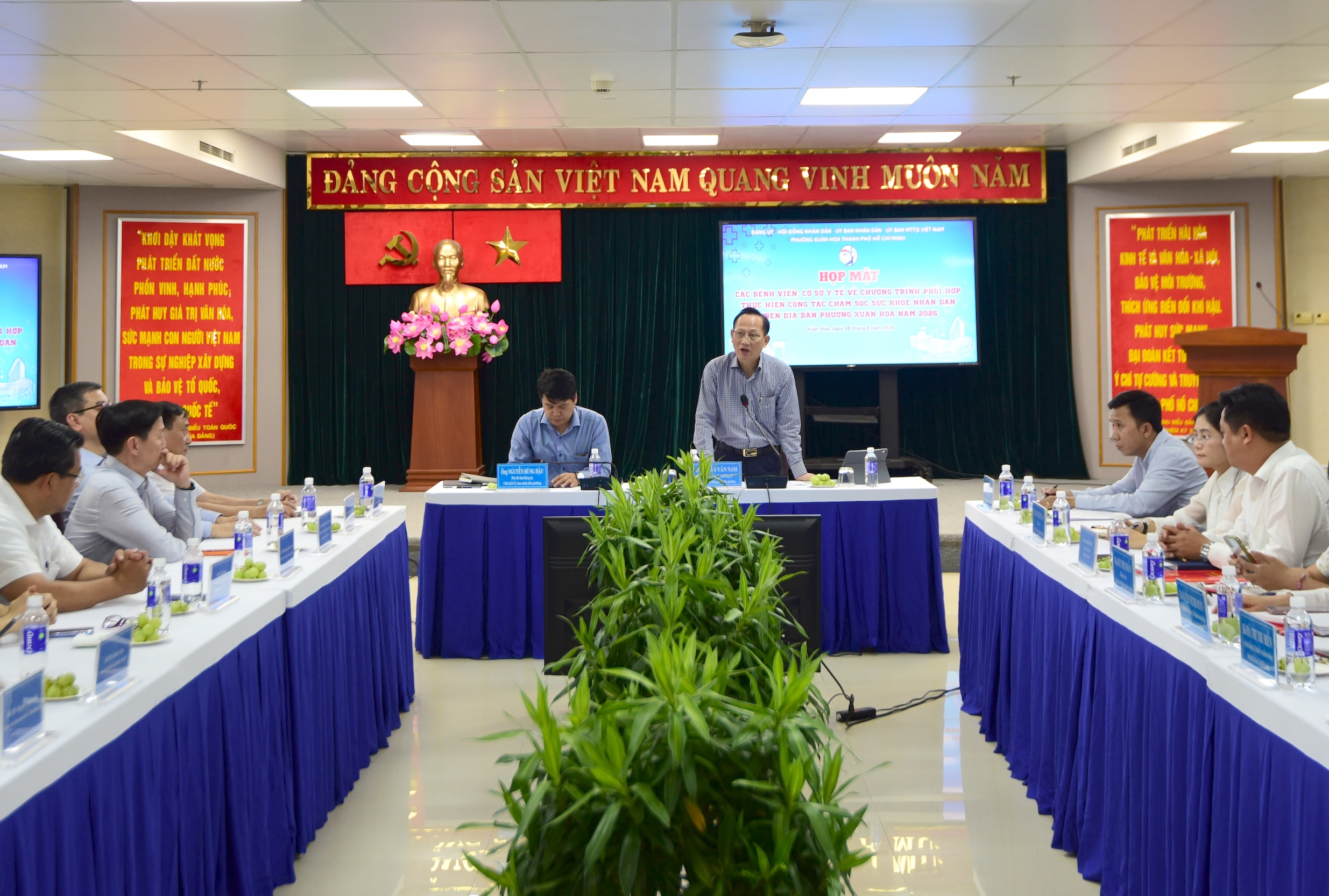 6 bệnh viện lớn TP.HCM hỗ trợ nâng chất lượng Trạm y tế phường Xuân Hòa - Ảnh 2.